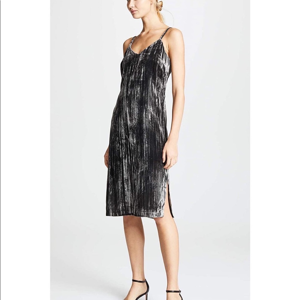 Splendid velvet midi slip dress!